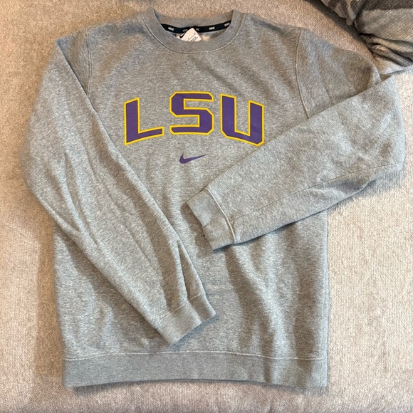 Gray Nike LSU Sweatshirt - Picture 1 of 1